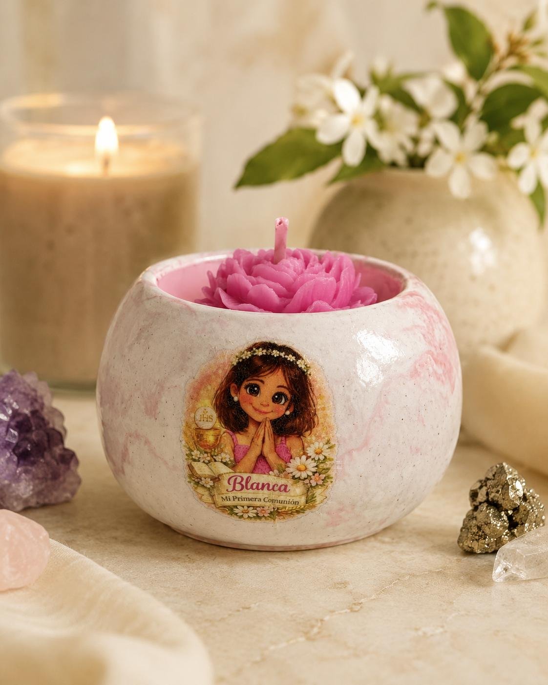 Vela decorativa